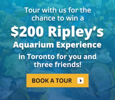 Tour with us  for a chance to win $200 Ripley's Aquarium Experience in Toronto for you and three friends.